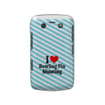 I love Bowling Pin Shooting Blackberry Bold Case