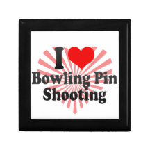 I love Bowling Pin Shooting Gift Boxes