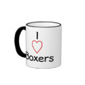 I love Boxers mugs