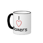 I love Boxers mugs