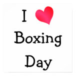 I Love Boxing Day posters