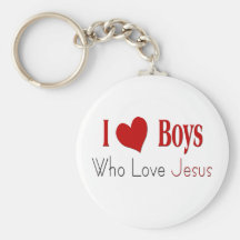 I Love Boys Keychains