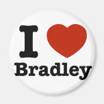 I love Bradley Fridge Magnet