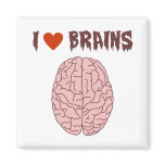 I Love Brains magnets