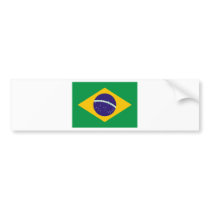 I Love Brazil Bumper Sticker