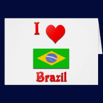 I Love Brazil cards