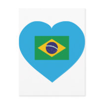 I Love Brazil Postcard