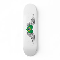 I Love Brazil -wings Skateboard Decks