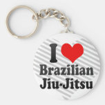 I love Brazilian Jiu-Jitsu Key Chains