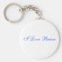 I Love Brian Keychain