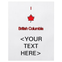 I Love British Columbia Flyer Design