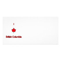 I Love British Columbia Photo Card