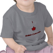 I Love British Columbia Tee Shirt