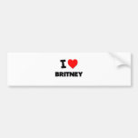 I Love Britney Bumper Stickers