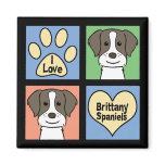 I Love Brittany Spaniels magnets