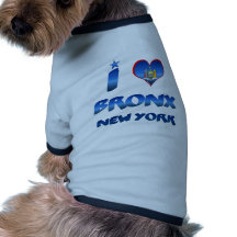 I love Bronx, New York Dog Clothes