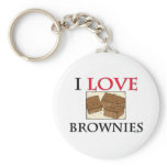 I Love Brownies Keychains