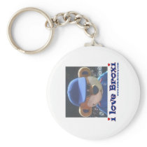 i love broxi keychain
