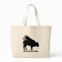 I love buffalo wings canvas bag