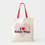 I Love Buffalo Wings Canvas Bag