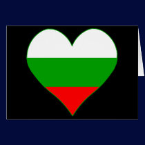 I Love Bulgaria Heart cards