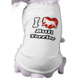 I Love Bull Terrier Pet clothing pet clothing