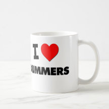 I Love Bummers Coffee Mugs