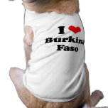 I LOVE BURKINA FASO pet clothing