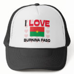 I Love Burkina Faso hats
