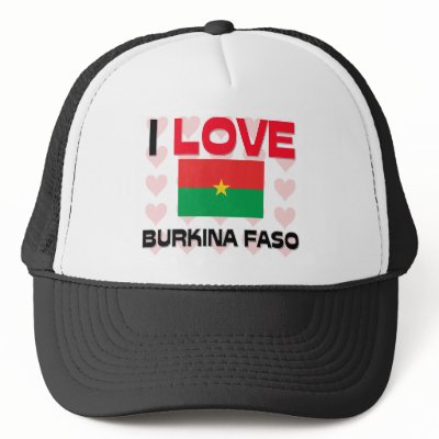 I Love Burkina Faso Mesh Hat by tshirtshirts