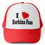 I Love Burkina Faso hats