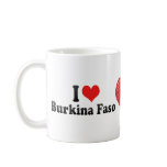 I Love Burkina Faso mugs