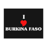 I Love Burkina Faso postcards
