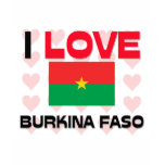 I Love Burkina Faso t-shirts