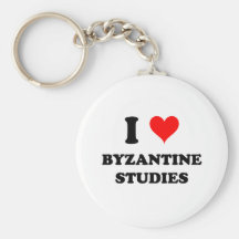 I Love Byzantine Studies Key Chain