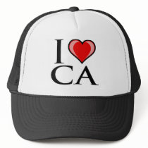 I Love CA - California Trucker Hats