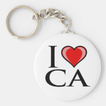I Love CA - California Key Chains