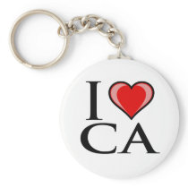 I Love CA - California Key Chains
