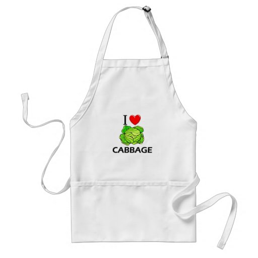I Love Cabbage Aprons
