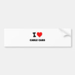 I love Cable Cars Bumper Sticker