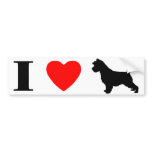 I Love Cairn Terriers Bumper Sticker bumper stickers