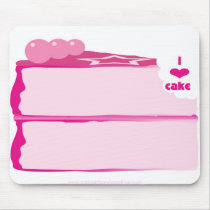 I Love Cake mousepads