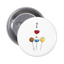 I love cake pops pin