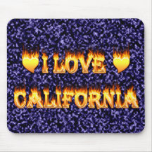 I love california fire and flames mouse pad