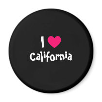 I Love California magnets