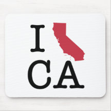 I Love California Mousepad