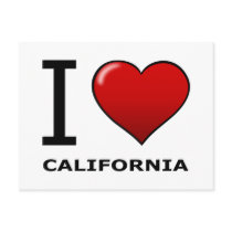 I LOVE CALIFORNIA POST CARDS