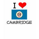 I Love Cambridge Minnesota t-shirts