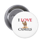 I Love Camels Button