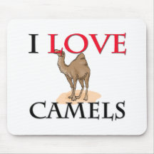 I Love Camels Mouse Mat